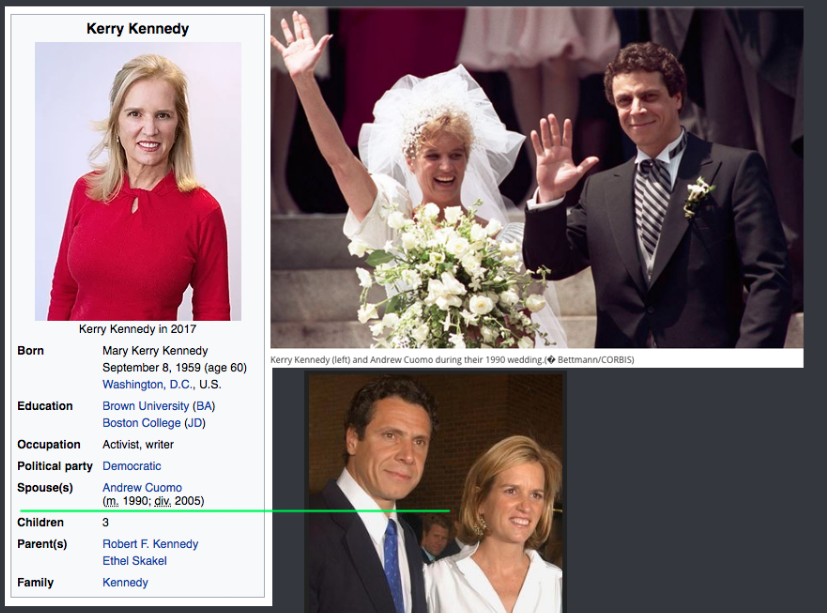 Let us not forget that Kathleen has a big family.Her sister Kerry used to be married to Gov. Andrew Cuomo.Maeve's Aunt was Kerry, Andrew Cuomo's Ex-wife.So lets say it like this. Maeve Kennedy Townsend, who died yesterday, used to be Andrew Cuomo's niece. #QAnon