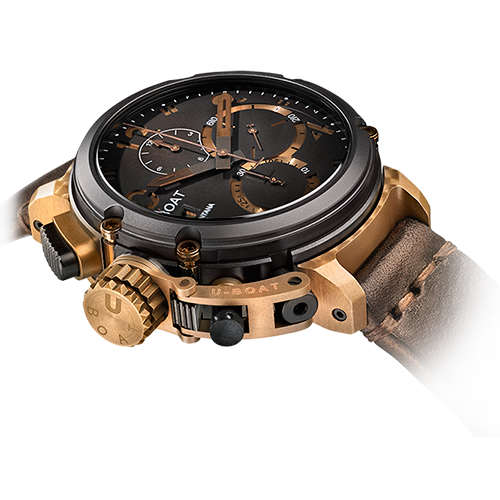U-BOAT Chimera B And B 46 - Ref. 7475 Automatic Chronograph Bronze PVD 46 Mm Ltd./300 - swisstime.co/en/u-boat-chim…