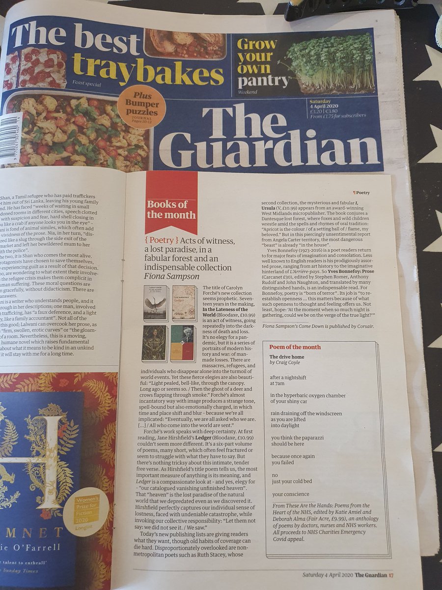 Huge congratulations to my hubby, published as poet of the month in the Guardian today! Also published in the NHS anthology "These are the Hands' relating to his role as Advanced Nurse Practitioner in mental health 👏🤩😍