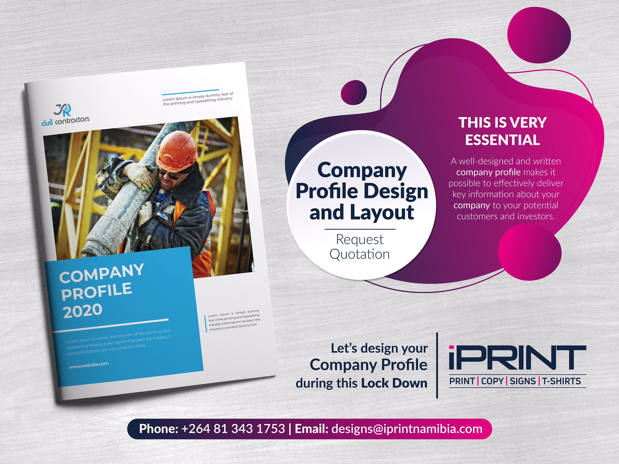 iPrint NAMIBIA on Twitter "A well designed and written Company Profile