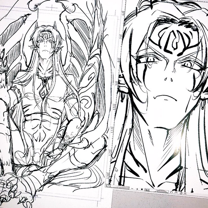 恐竜が好きなのでいつかドラゴン的な奴出てくる作品も描いてみたひ? 