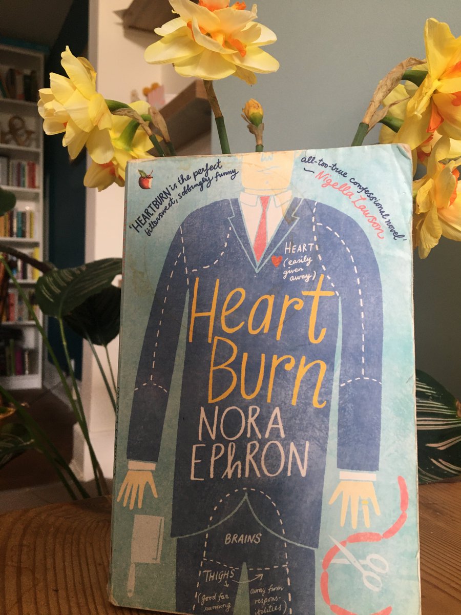 16. HEARTBURN - NORA EPHRON. I thought I'd be reading loads during time at home, but I'm having a hard time concentrating on new reads. So I dug out this dog-eared comforting classic and read it in bed with a cuppa this morning.