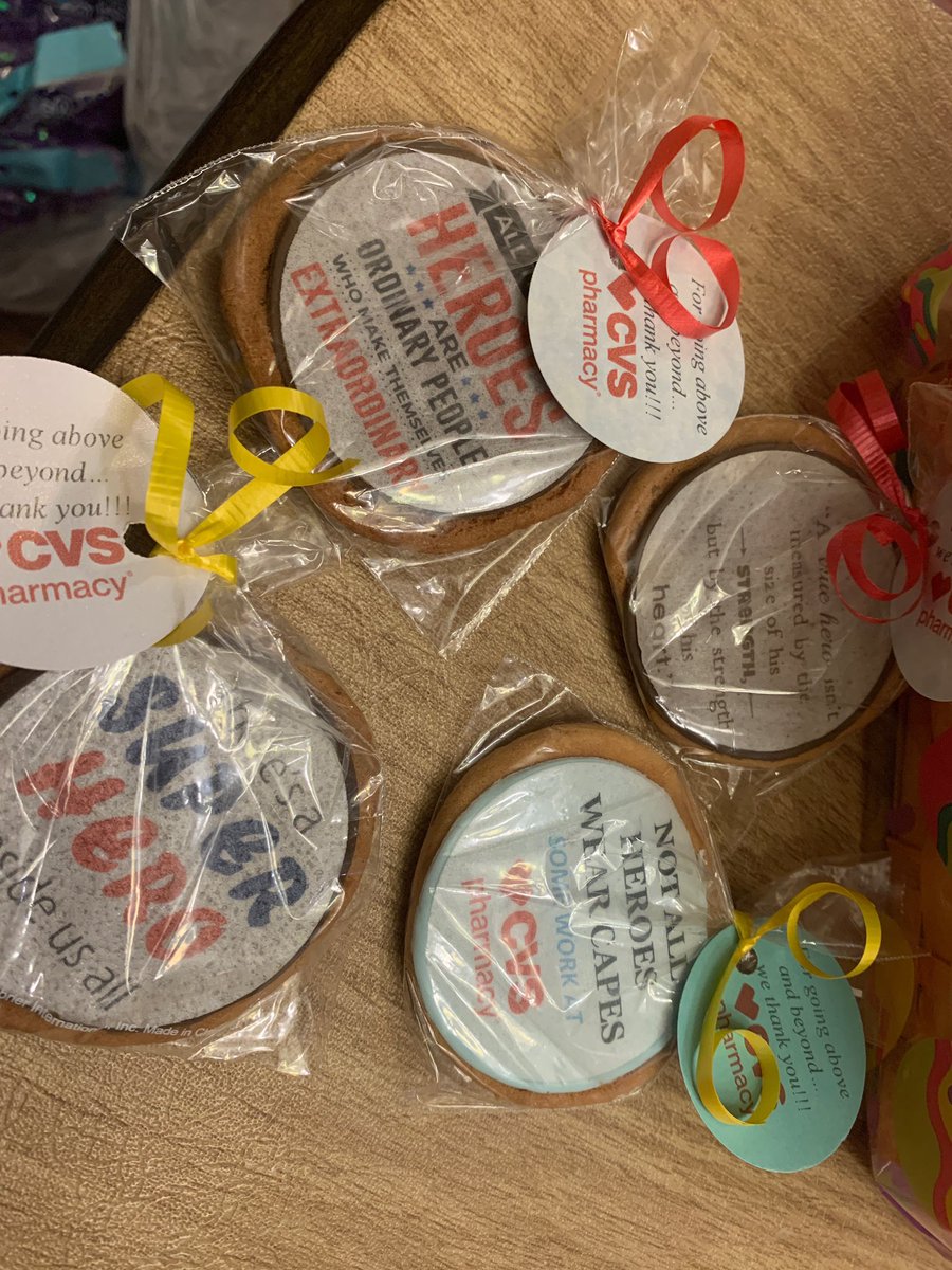 EuealD's tweet photo. Check These Out!  Just another way of appreciating our frontline colleagues!!   Shoutout to Sue for setting it all up!!  The teams loved them!! #TheMightyR70 #NYCisStillStrong @PaulKostishak @SuzanneAliperti @harrichand_ravi @MZeleenaCVS @KirsiDiaz1 @frazzetta_mike @YearwoodAndy https://t.co/6sVE60yqNE