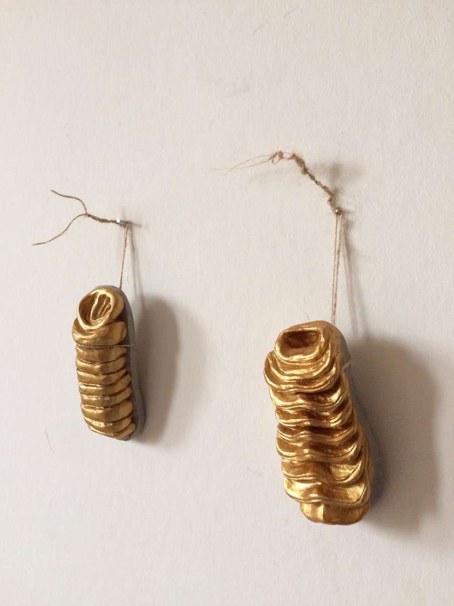 henrystead's tweet photo. “When there’s a votive womb —on your kitchen wall, who you gonna call?....#TheVotivesProject!” @OU_Classics :) Anatomical votives by @Becky_Brewis https://t.co/OMcrB3k7YB