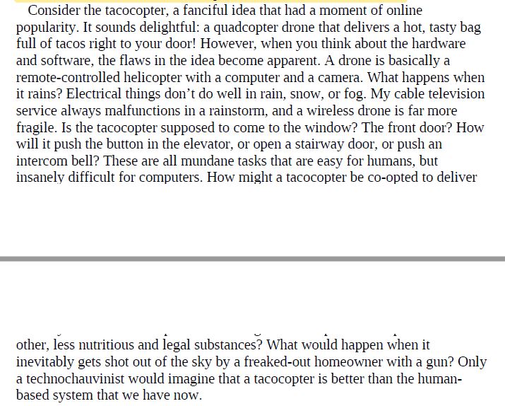 Consider the tacocopter, a fanciful idea that had a moment of online popularity.  #Broussard