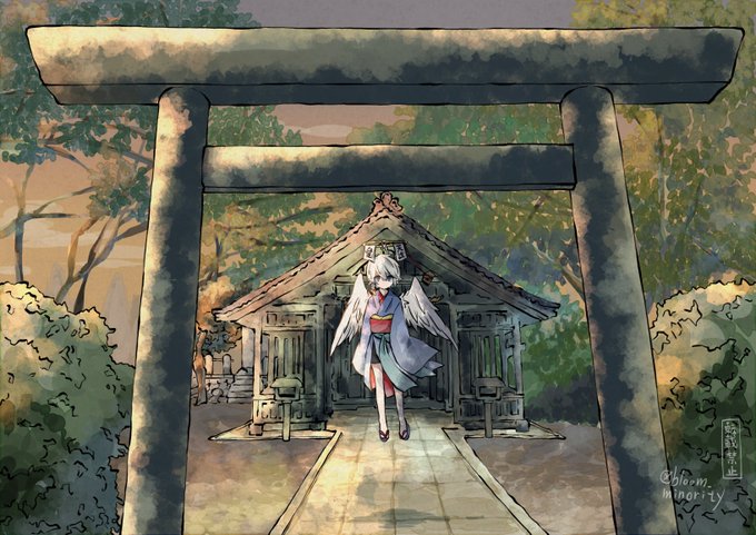 「和服 神社」のTwitter画像/イラスト(古い順)