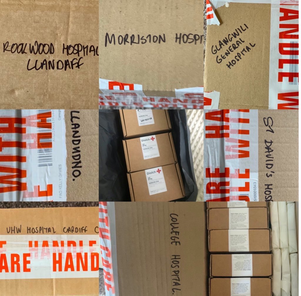 Thank you🖐🏽🌱.... Every time you chose to have a goodwash this week you directly supported us to donate over 3800 wash packages to every #nhstrust in Wales over the past 8 days #diolchbar #soap #handwash #onewashatatime goodwash.co.uk