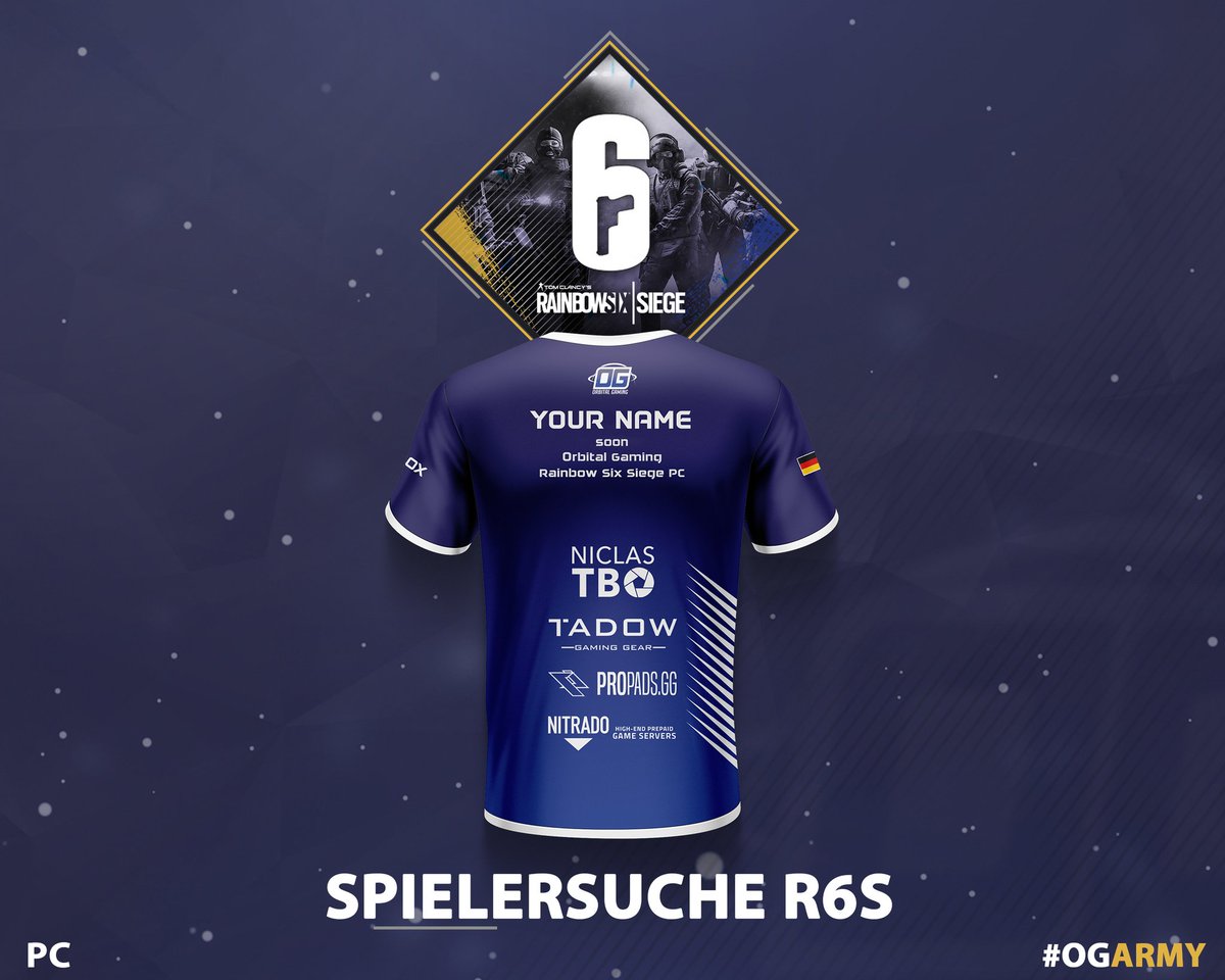 Orbital Gaming öffnet seine Tore und sucht wieder R6 Spieler für den PC.
Anforderungen
- 18+ (vorteilhaft) 
- engagiert
- high plat
- Aktivität
- kein rage
- Deutsch, Englisch 

Wenn ihr Fragen zur Orga habt gerne eine PN schreiben 👍👌

RT Pls.💯❤️