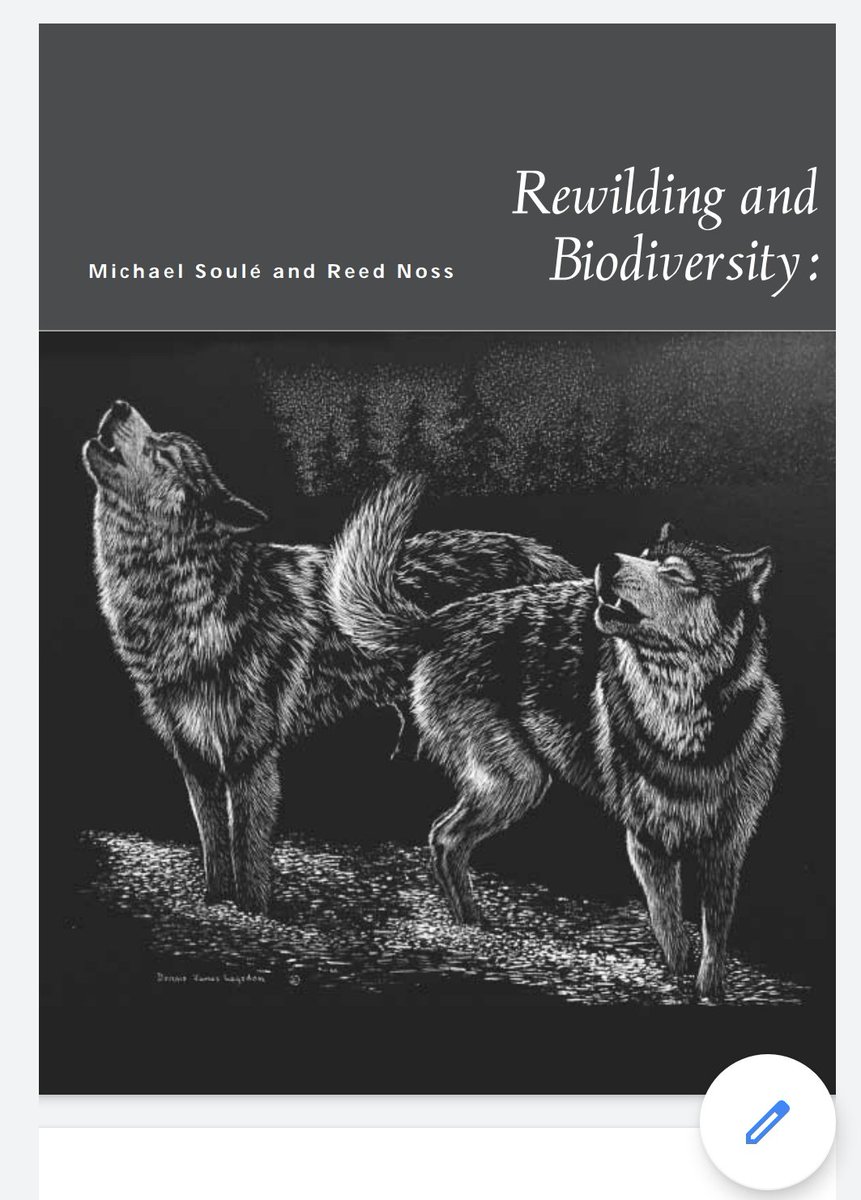 northnthat's tweet photo. @LandEthics @CraigBennett3 @guyshrubsole .Aye. Nice to see our old @friends_earth man at the top. He was a good chief but conservation is a whole new world. I recommend starting with the proper #rewilding classics. #Soule #Noss #Terborgh - @Rewilding's excellent podcasts
& @markwilderness for critical advice lol. https://t.co/7ezyKA28by