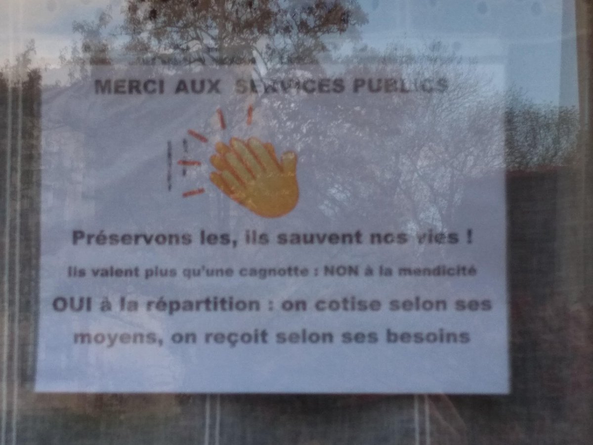 FranceInsoumise's tweet photo. Olivier veut dire merci aux soignants et aux services publics. #PlusJamaisCa https://t.co/EmPBBbseOY