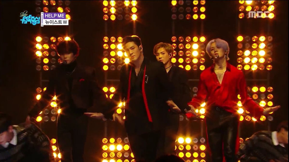 The live stages: the S T Y L I N G. they looked so expensive??? ren’s red silk shirt, aron’s gloves, jonghyun’s cropped jacket, the LOOKS they served i still die to this day