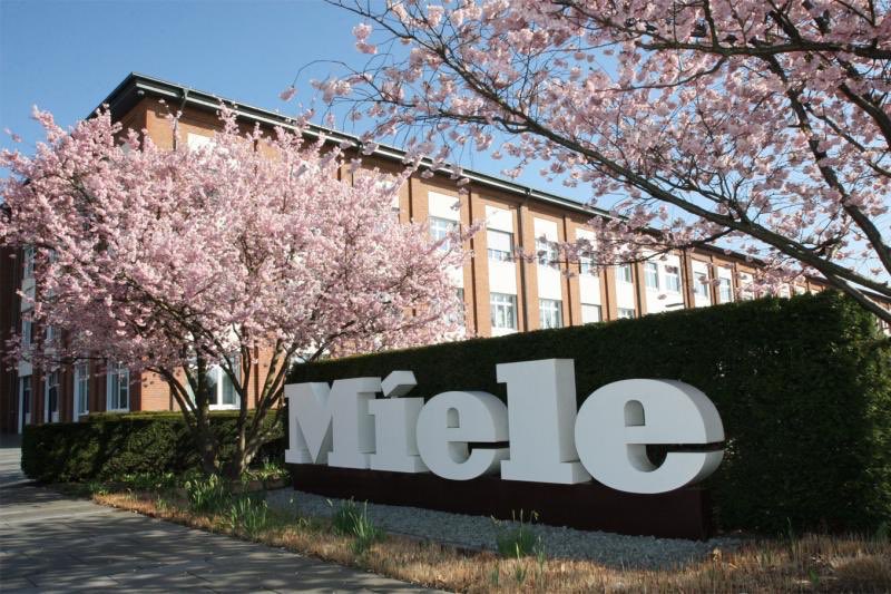 The cherry trees in front of Miele HQ! This picture was taken by Dr. Miele. A beautiful reminder that despite these difficult times nature follows its natural rhythm. You all stay safe and all the best!  #FlattenTheCurve