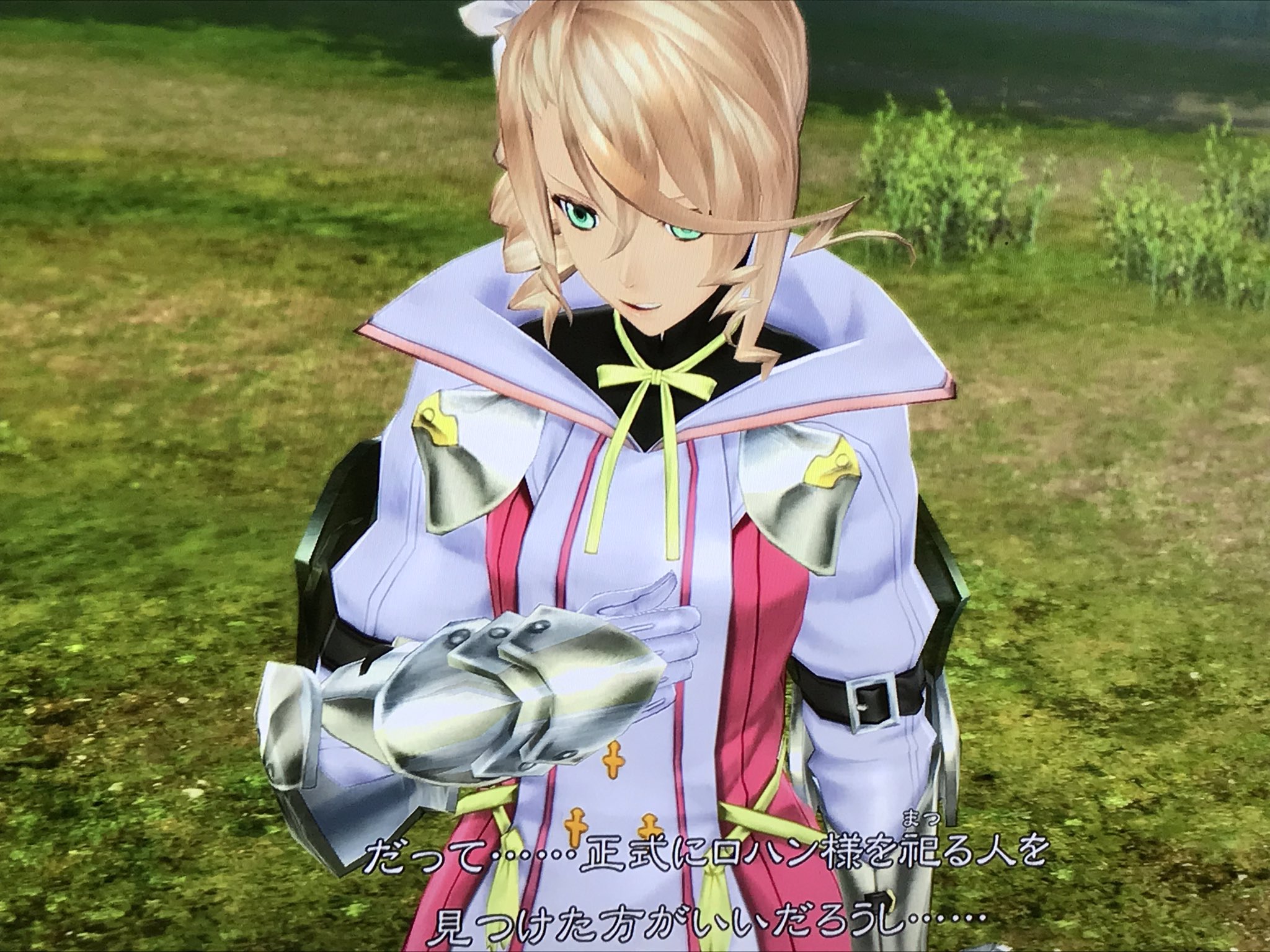 そら いやアリーシャがスレイ のことを気負って離れようとしてるのは何となく察してたけど今までのテイルズ的にここは止める展開だよなって思ってたらスレイが今までありがとうとか言い出したのでカメラ一旦止めろ ってなった T Co そら いやアリーシャがスレイ のことを気負って離れようとしてるのは何となく察してたけど今までのテイルズ的にここは止める展開だよなって思ってたらスレイが今までありがとうとか言い出したのでカメラ一旦止めろ ってなった T Co