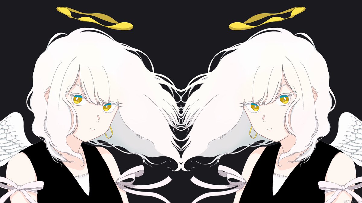 「シンメトリック 」|てとら うう🐑ﾄﾞﾛｰｲﾝｸﾞﾓｰﾙ🐏のイラスト