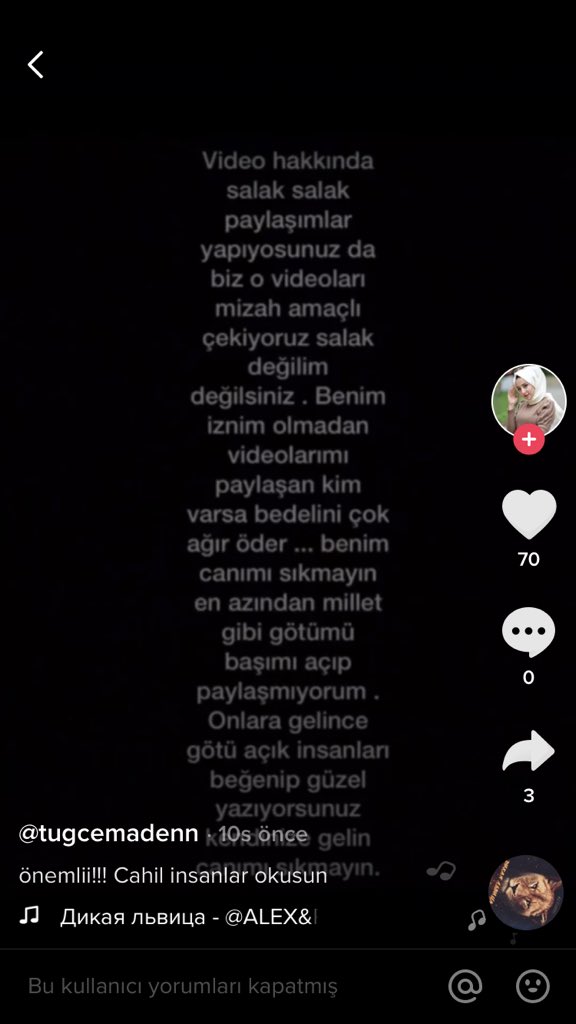 ummusozan's tweet photo. @justelase Bedelini çok ağır ödeyeceksin 😂😂 https://t.co/OAVMKQsGsc