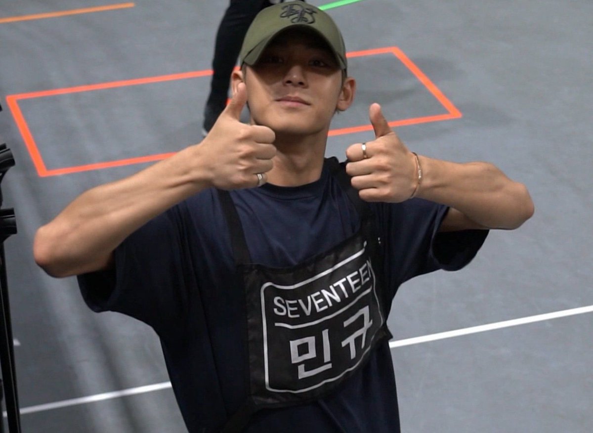 a thread of mingyu in baseball cap because i need 