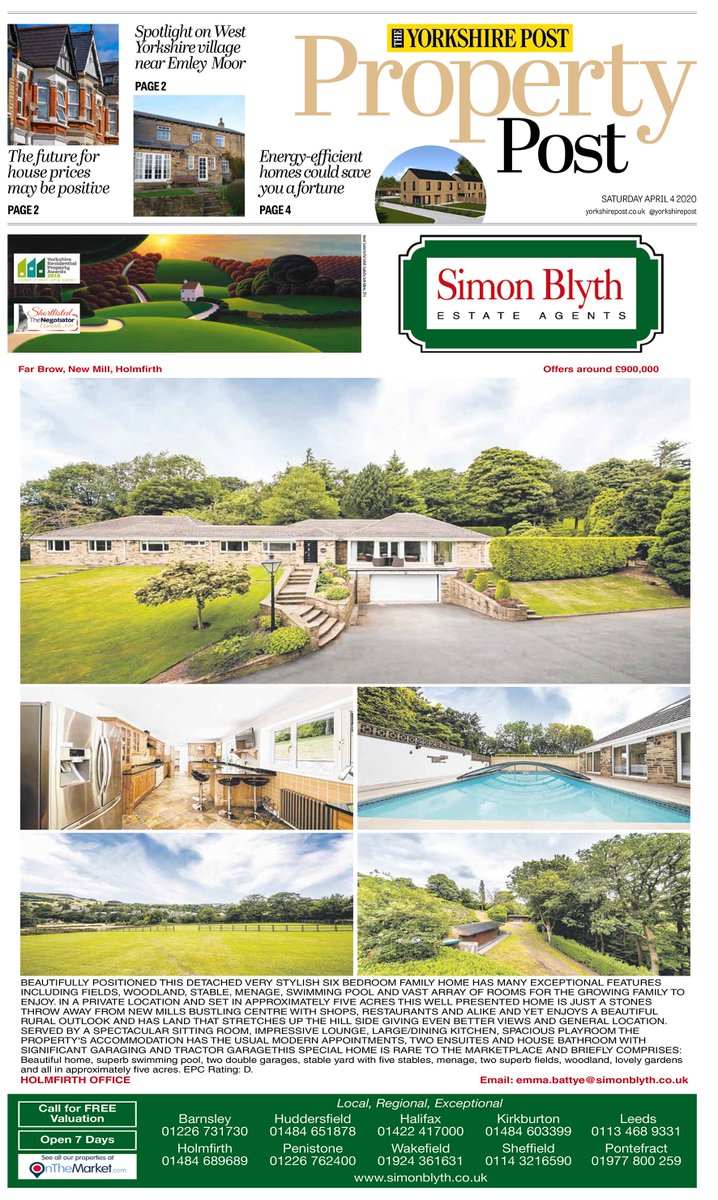 HelenFeeley's tweet photo. Our wonderful Weekend @yorkshirepost is out now! Featuring this stunning property from @SimonBlythEA and MORE!
#buyapaper #InItTogether #supportlocalpress #supportestateagents #yorkshire #yorkshireproperty https://t.co/qMS3GjR1bJ
