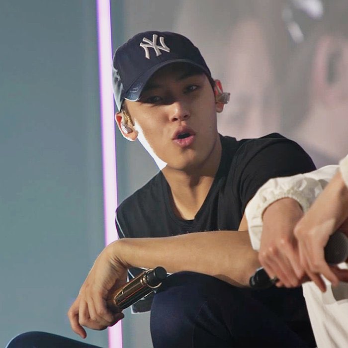 a thread of mingyu in baseball cap because i need 
