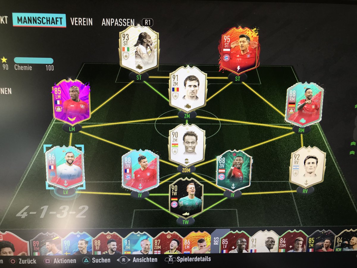 FoxPatrick12's tweet photo. WL kann beginnen! Was sagt ihr zum Team, was wird am Ende dabei rauskommen?#FIFA20 #wirbleibenzuhause https://t.co/XiRntpzMhn