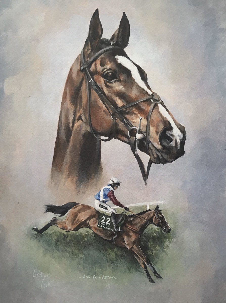 horseart1's tweet image. Grand National Giveaway - to win a copy of one of these four Grand National winners, follow me, like this post and retweet with your favourite #TigerRoll #ManyClouds #OneForArthur #RedRum. Winner drawn on Tuesday 7th April