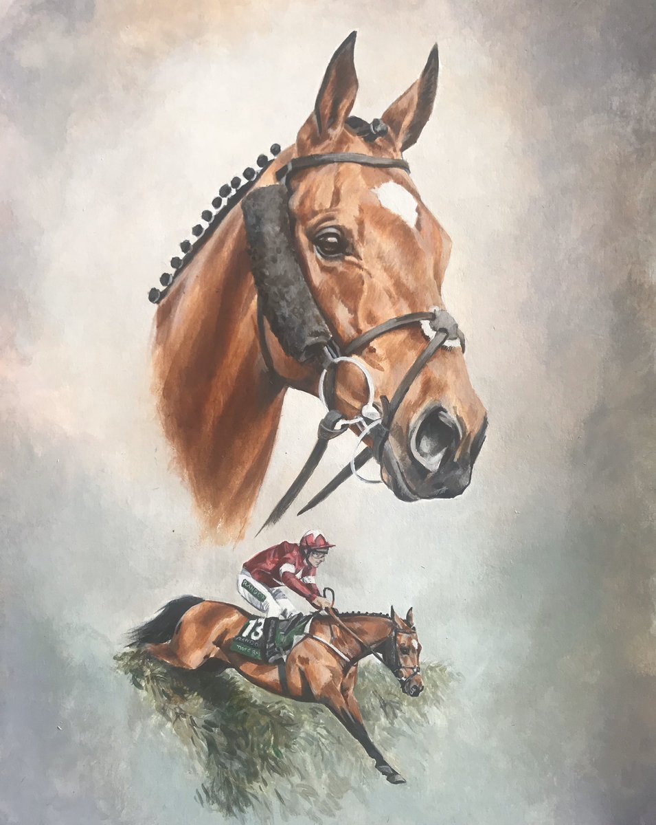 horseart1's tweet image. Grand National Giveaway - to win a copy of one of these four Grand National winners, follow me, like this post and retweet with your favourite #TigerRoll #ManyClouds #OneForArthur #RedRum. Winner drawn on Tuesday 7th April