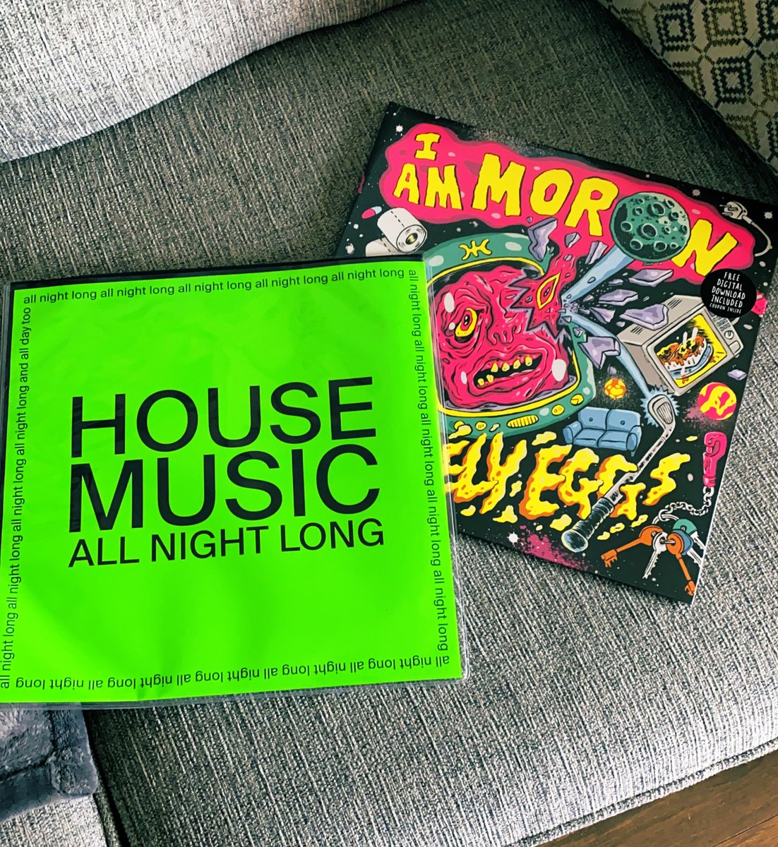 BritpoppingPod's tweet photo. Rescue package just arrived from @beartreerecords to stave off insanity for a couple more days https://t.co/sDQ4JVtO5G