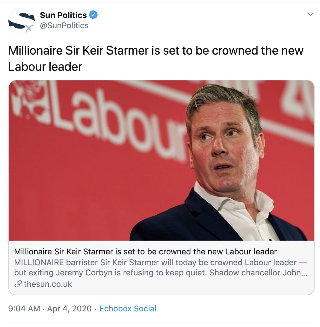 For those who hoped Keir Starmer becoming leader would end the relentless attacks from the media: you are about to be very disappointed. The left should be his critical friend, but robustly push back on the never ending right wing onslaught.