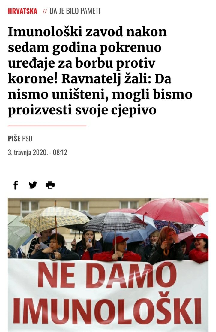 gra_igp's tweet photo. Da je bilo pameti, da političari rade za Hrvatsku i ne postavljaju podobne ravnatelje, sad bismo proizvodili cjepivo za koronu https://t.co/QUIfeqyqUM