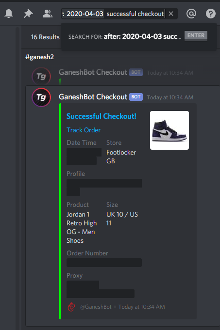trainee's tweet image. 18 pairs in total

Group: 
@KingdomCooks
 
Bot: 
@GaneshBot
 
Proxies: 
@Leafproxies
@_IGNIFY_
@RubyProxies 
@NotifyProxies