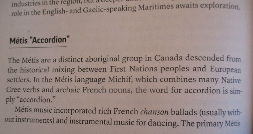 A great 30+page chapter by  @AccordionBruce on our Canadian North and its history of the accordion and a section on the Metis and that Louis Riel owned an accordion!??? I didn't know that connection. @jeanteillet