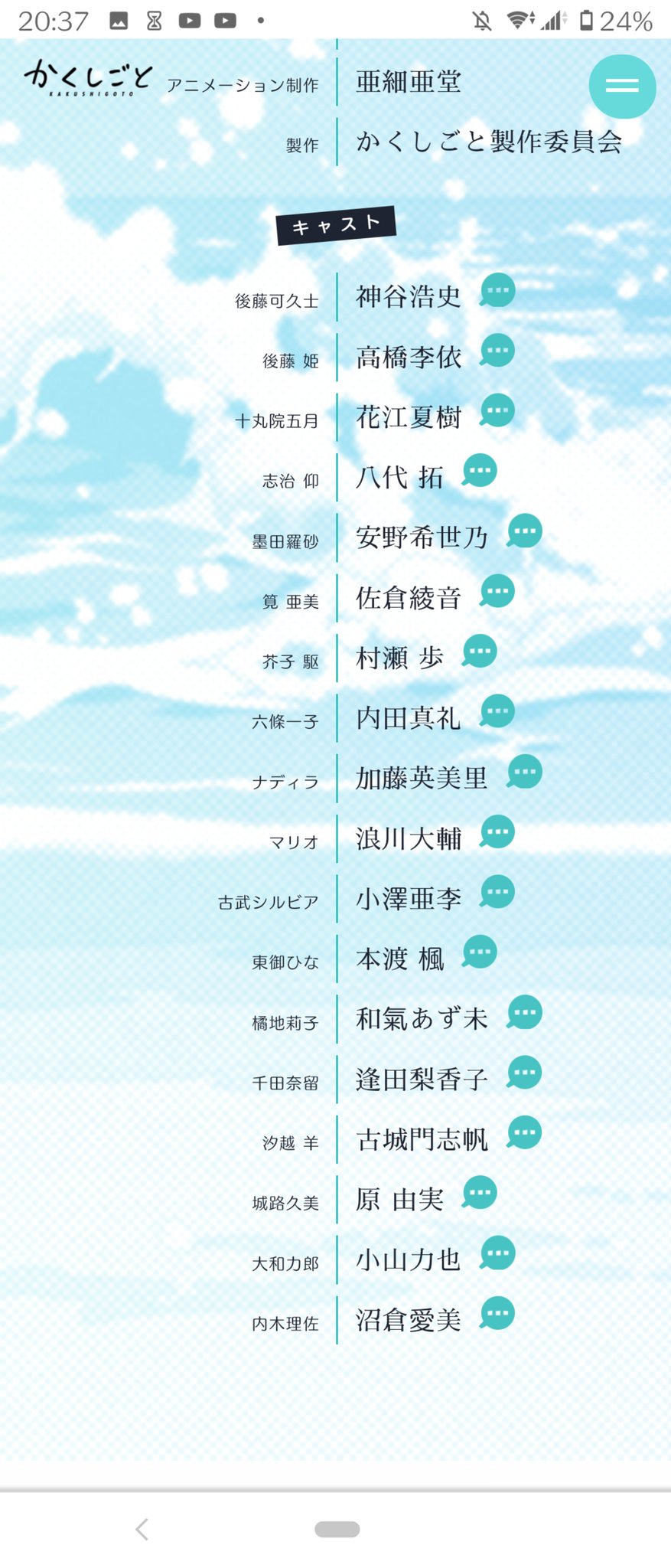 かしわみ かくしごと 声優豪華すぎてなんか笑えてきた すげえなおい T Co Rtm9o9ydjx Twitter