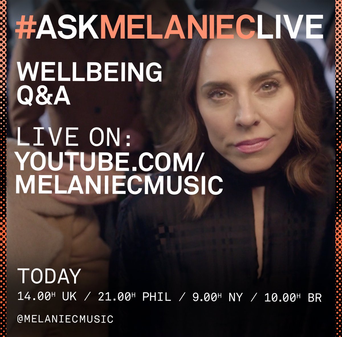 pspicegirls's tweet photo. Hoje às 10h (Brasília), @MelanieCmusic estará ao vivo em seu canal no @YouTube para mais um #ASKMELANIECLIVE.
🔗https://t.co/qHRAogTr7w
#StreamWhoIAm #GirlPower✌️ https://t.co/C9nbsh0wEk