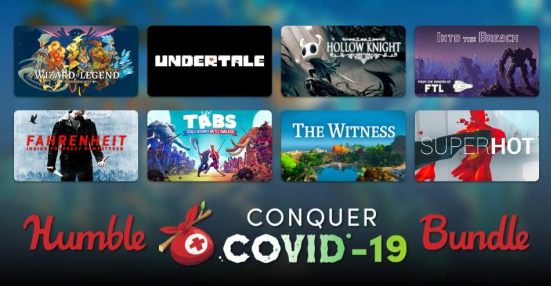 JoseAMorais's tweet photo. Quer ter uma seleção fantástica de jogos para os finais de semana de isolamento (Incluindo alguns dos meus favoritos como Hollow Knight, Underdalete, Brothers, Sniper Elite 3, Tropico 4), e ao mesmo tempo, ajudar ao combate ao Corona Virus?

https://t.co/9iyAt2h4yj https://t.co/3lroZQyqef
