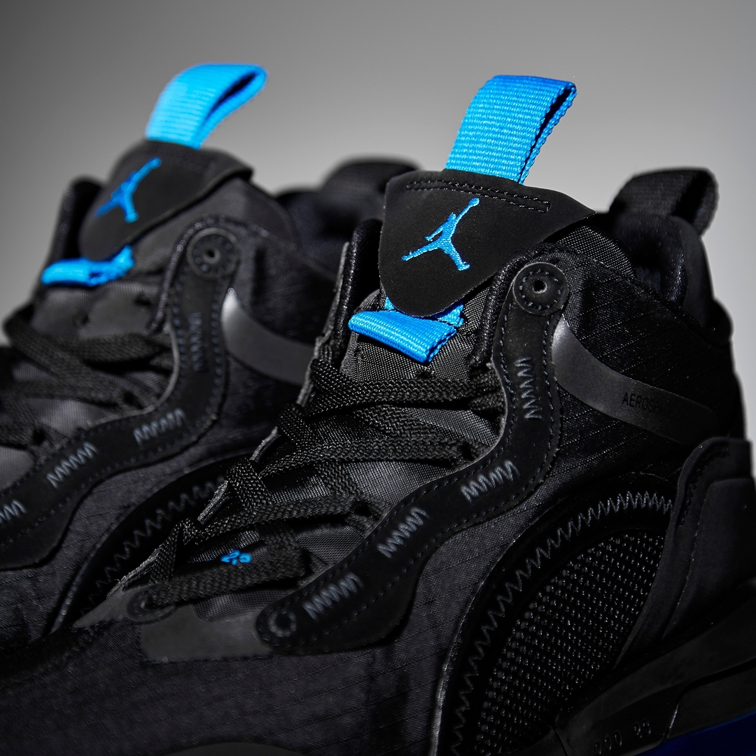 air jordan aerospace 720 black blue fury