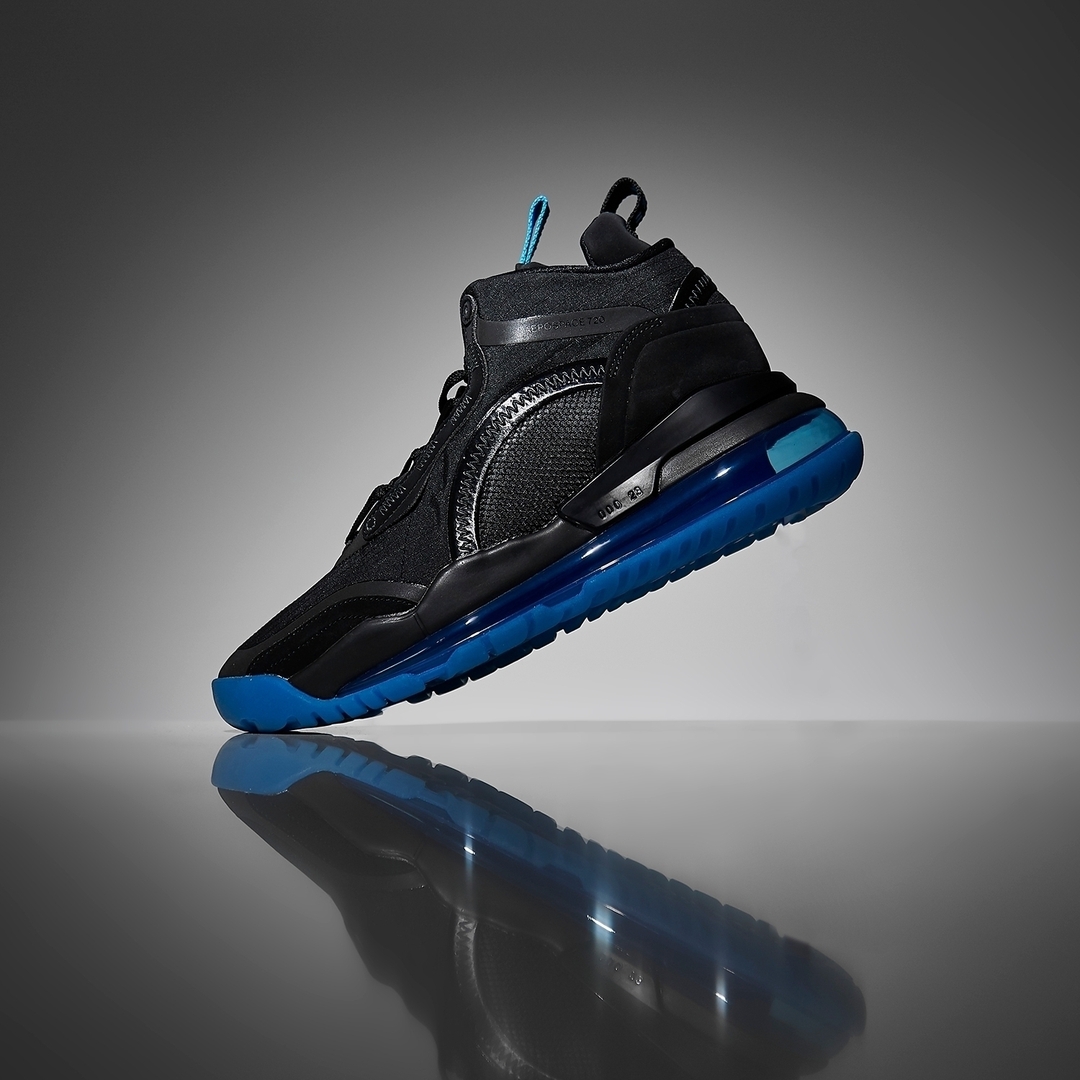 air jordan aerospace 720 black blue fury