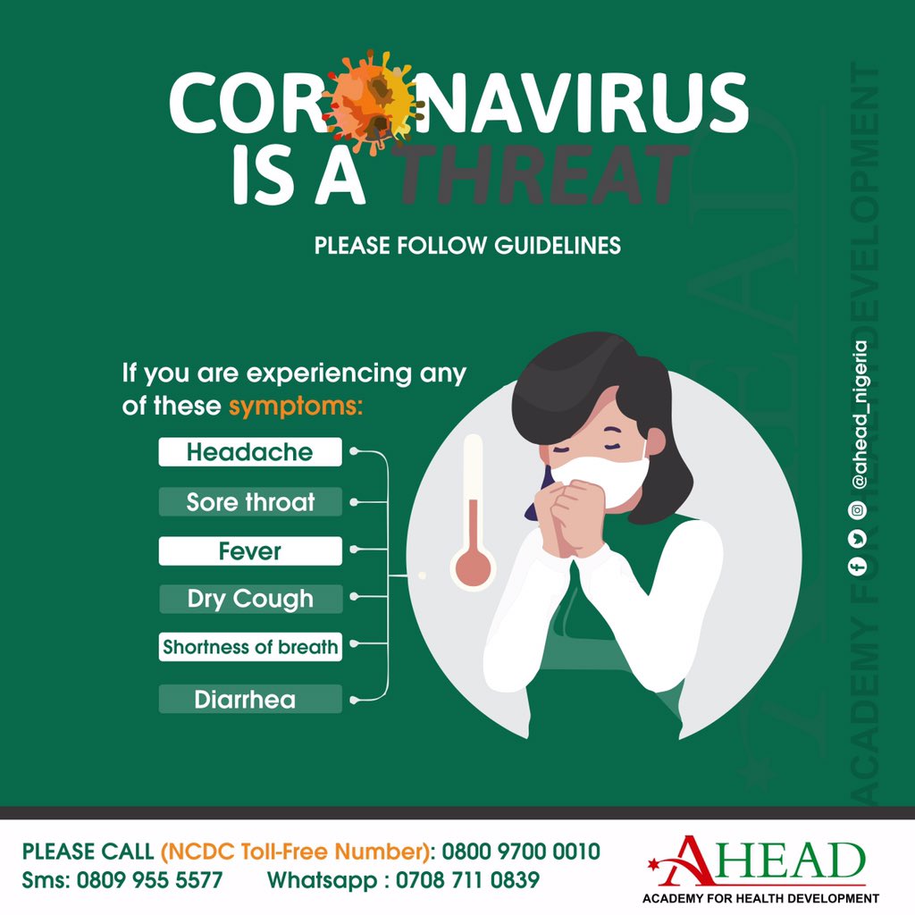 AHEAD_nigeria's tweet photo. The best way to prevent the spread of #COVID19 is to avoid being exposed. You can help prevent the spread with these actionable steps. Stay safe and ahead of COVID! https://t.co/ajiVMDhp6S