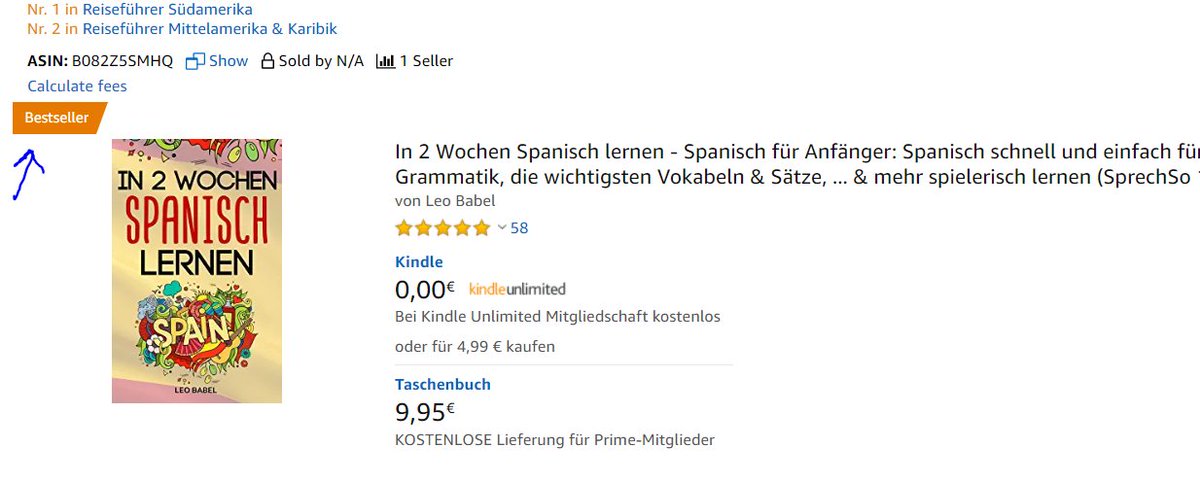 _leobabel's tweet photo. Mein Buch "In 2 Wochen Spanisch lernen - Spanisch für Anfänger" ist ein Bestseller auf Amazon geworden!!
#Bestseller #Spanish 

https://t.co/S7fDhqP38s

Bitte teilen! :) https://t.co/VhWFMS8kYy