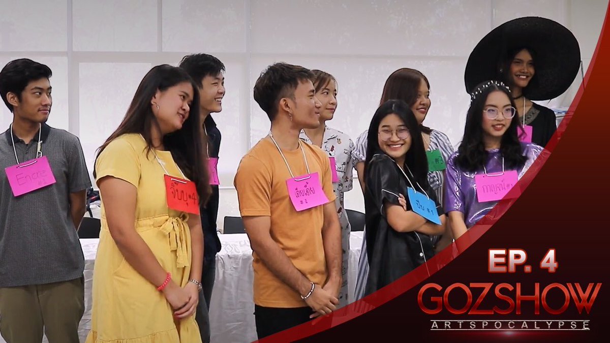 artsgozshow's tweet photo. ⚠️ GOZ Show: ARTSpocalypse EP. 4 IS NOW ON-AIR ⚠️

มาแล้วววว กับ EP. 4 ของรายการ #GOZShow : ARTSpocalypse ผู้เข้าแข่งขันทั้ง 9 คนจะต้องเจอกับอะไรบ้าง 🔥🔥 ดูกันได้ที่นี่เลยย👇

📌 https://t.co/mYjYPyqHI0

[ หมายเหตุ: รายการถ่ายทำระหว่างวันที่ 1-16 กุมภาพันธ์ 2563 ]
#ARTSpocalypse https://t.co/FNWkPgDy9z