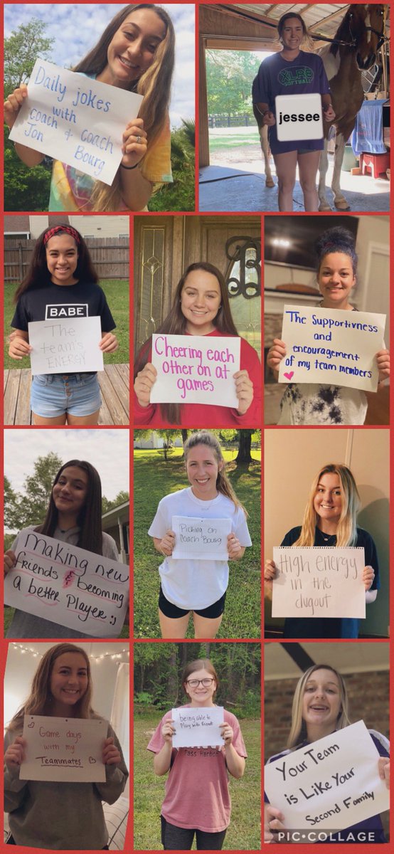 “What we ❤️ most about Lady Rebel 🥎...” #notjustagame #TogetherWhileApart