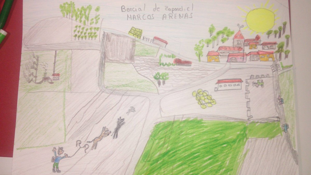 Hola amigxs! 

Os dejamos por aquí el primer dibujo de nuestros peques. Este es de Marcos Arenas y nos ha representado nuestro querido Bercial de Zapardiel.
Muchas gracias Marcos a ti y a tu familia!!

No dudéis en seguir mandando dibujos a cualquiera de nuestras redes 🤟🏽🤟🏽🤟🏽