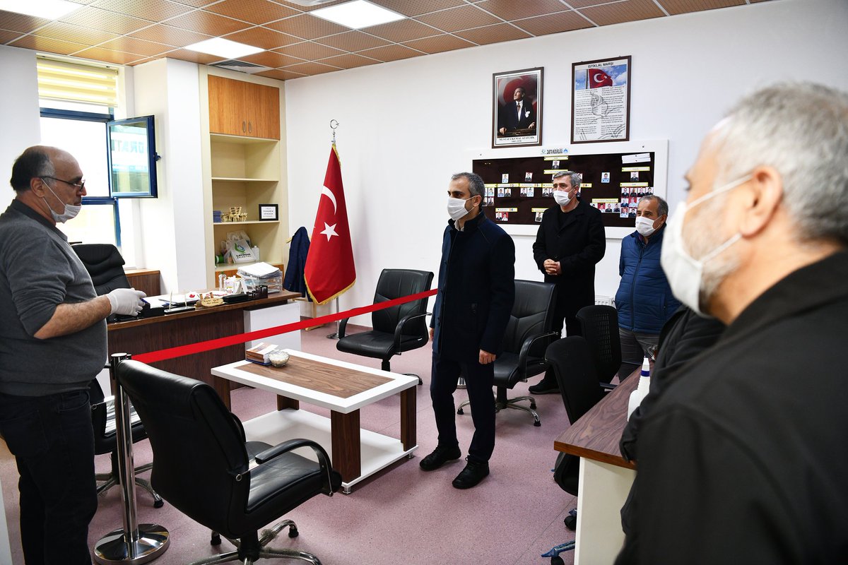 Başkan Çiftçi gidip bilgi aldı 