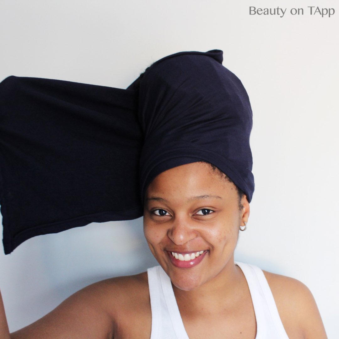 Step 7: Use a t-shirt towel to dry your hair. And dry from the root through to the tip, running the towel down your hair shaft. Do not dry your hair in circular motion - this will result in breakage 