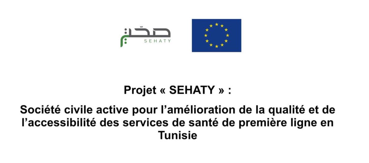 TapNewsAgency's tweet photo. #Tunisia: Doctors of the World and its partners @Mourakiboun_org, COSPE and #Cideal, are launching, as part of the #Sehaty project, a call for proposals to strengthen prevention and frontline efforts in the fight against #COVID19. https://t.co/LoQJJu30Lv https://t.co/wu9GaahTtj