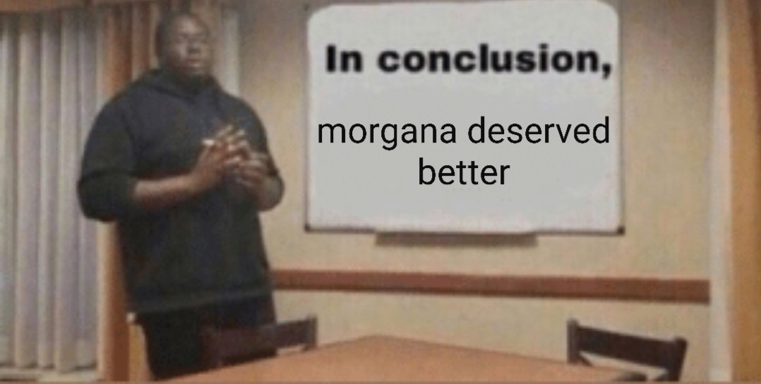 morgana was ready to kill uther right then and there because he made gwen suffer... but her heart was still so full of love and kindness so she couldn't do it. then morgause came along and turned that love to hatred... you truly hate to see it