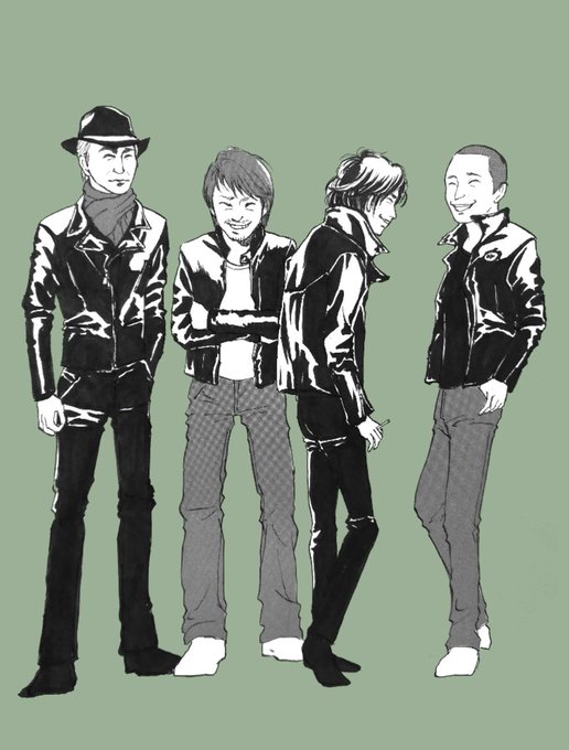 革ジャンのtwitterイラスト検索結果