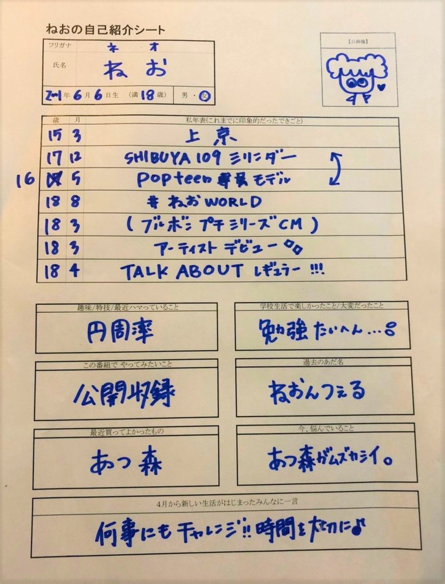 Talk About ねお の自己紹介シートはコチラ トークアバウト あつまれどうぶつの森 T Co 6zgc4ccgtn Talk About ねお の自己紹介シートはコチラ トークアバウト あつまれどうぶつの森 T Co 6zgc4ccgtn