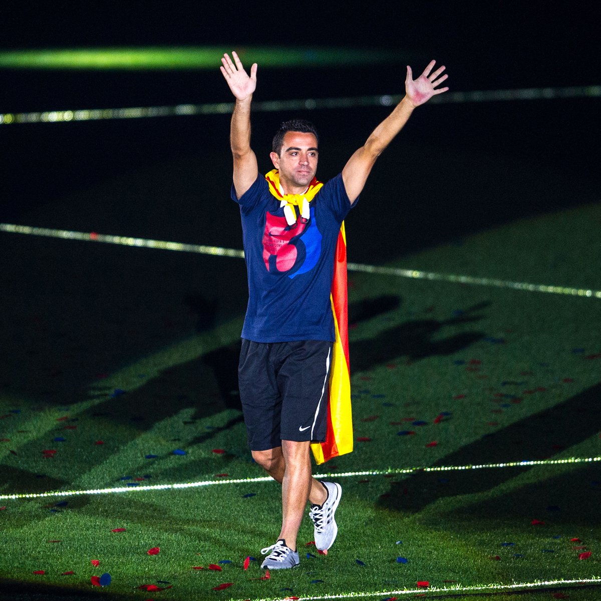 goal's tweet photo. Xavi and his wife are donating €1 million to Hospital Clinic de Barcelona to support their fight against coronavirus ❤️ https://t.co/mtNiptxByw