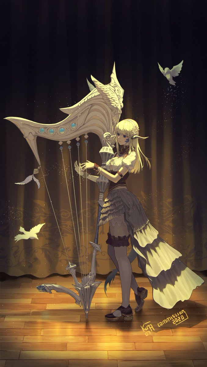 kur_a07's tweet photo. Commission. 

#FFXIV https://t.co/pWArycWlAN