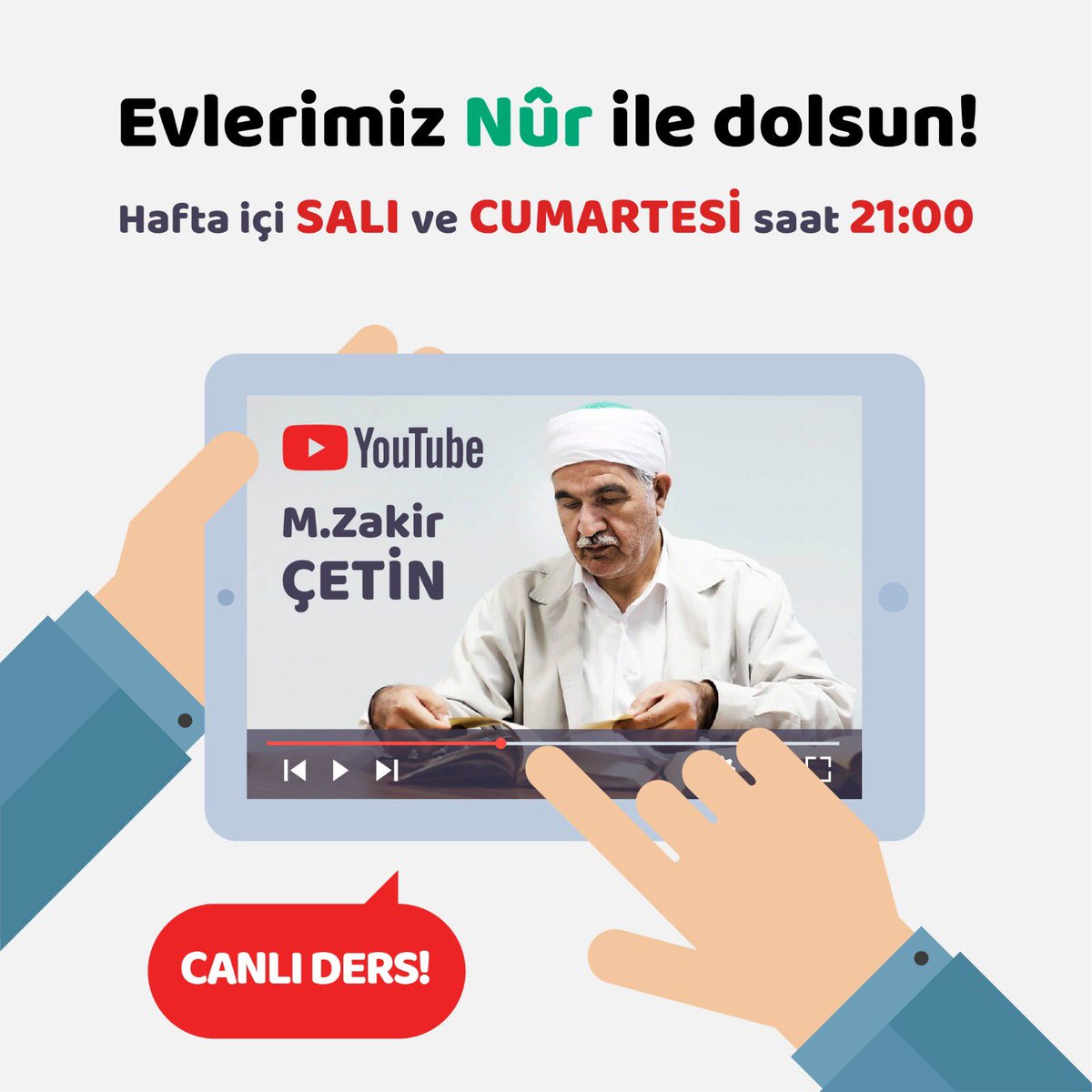 youtu.be/fBoJC1NafYI        

Bu akşam saat 21.00’de canlı yayın dersimiz olacak.