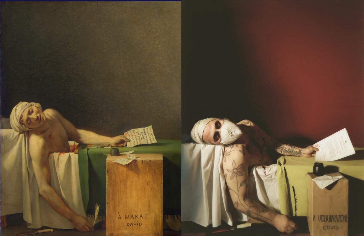 sarca_t's tweet photo. Death of Marat
Jean Louis David
@gettymuseum
#gettyimages #gettymuseum #gettymuseumchallenge #jeanlouisdavid #museumathome #stayathomechallenge #artselfie #betweenartandquarantine #tussenkunstenquarantaine https://t.co/D43Hz7Qoc2